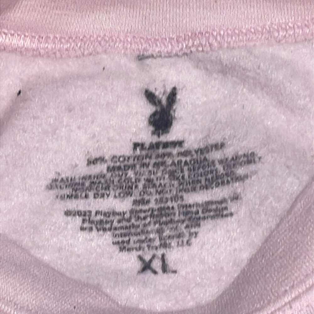 PLAYBOY Pink crew neck sweatshirt - Picture 5 of 7